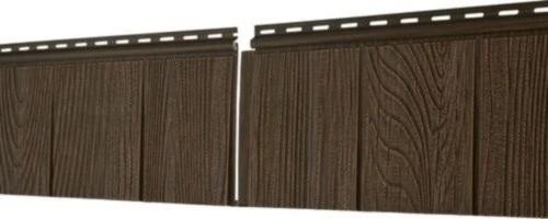 Фасадная панель Ю-Пласт S-Lock Щепа Каштан купить в Александрове