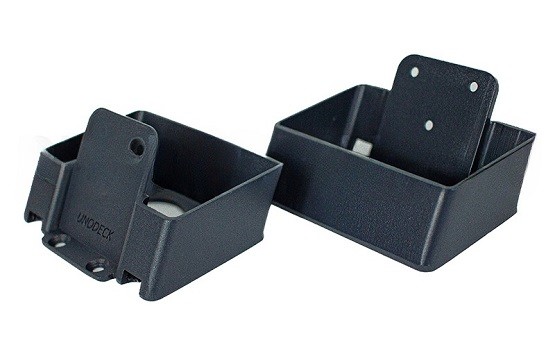 Крепления перил наклонное из алюминия GardenParkett Графит купить в Александрове