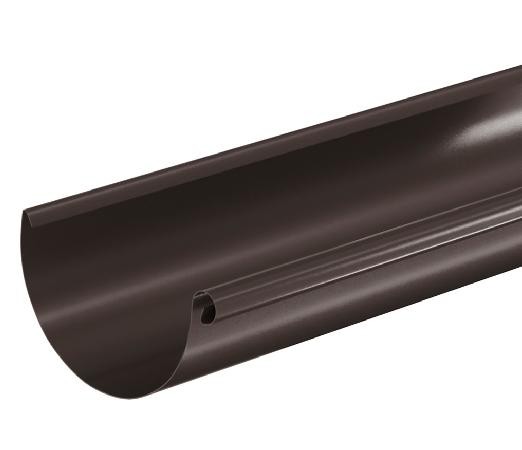 Водосток Aquasistem, система 150/100 - Водосточный желоб 3.00м RR 32 Тёмно Коричневый купить в Александрове