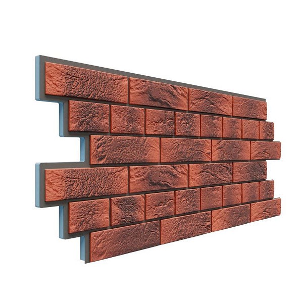 Фасадная термопанель Доломит Венецианский кирпич 20 мм Корса купить в Александрове