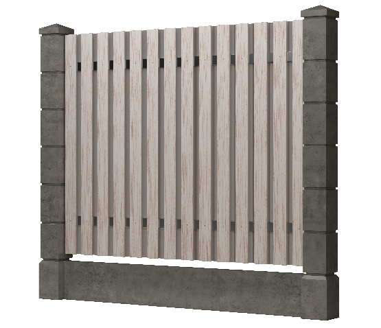 Заборная доска GRINDERDECO, ДПК, тиснение "дуб" Выбеленный дуб купить в Александрове