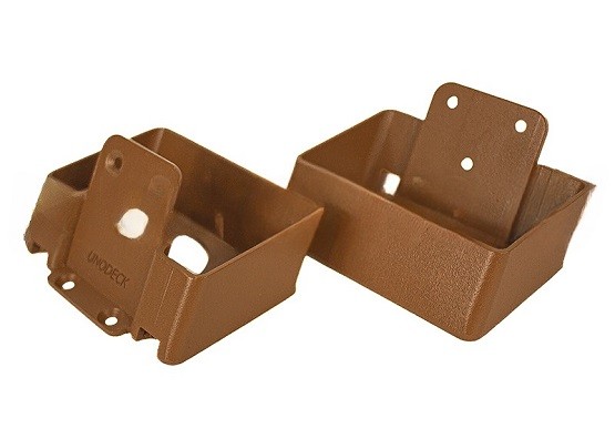 Крепления перил наклонное из алюминия GardenParkett Орех купить в Александрове