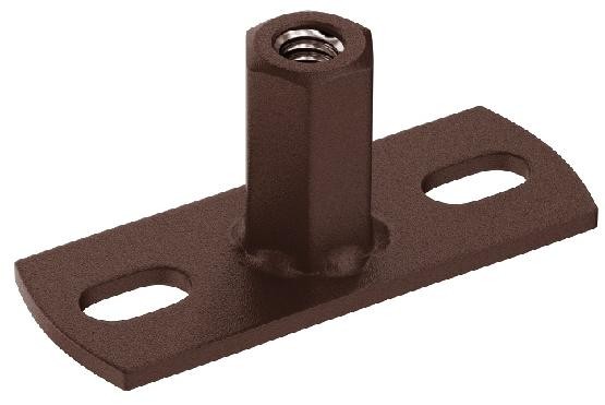 Водосток Aquasistem, Система 150/100 - Держатель для хомута под метиза RAL 8017 Коричневый matt купить в Александрове