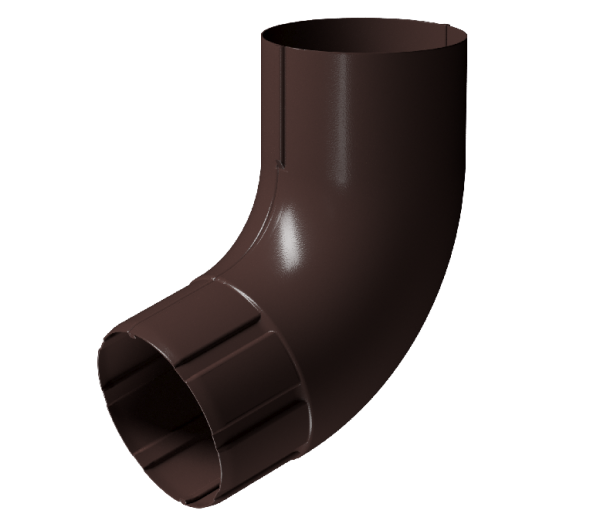 Колено 72° D90 Döcke STAL PREMIUM Шоколад, (RAL 8019) купить в Александрове