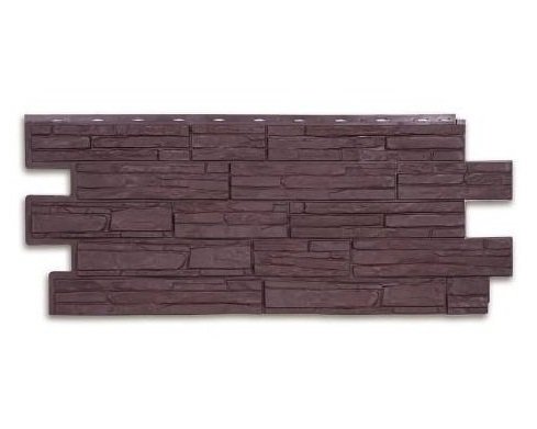 Фасадная панель T-Сайдинг-Альпийская сказка ЭКО-1 Браун купить в Александрове