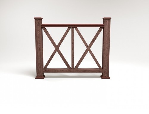 Ограждение из ДПК FG7 шоколад купить в Александрове