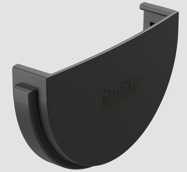 Заглушка желоба ПВХ Docke STANDART серый купить в Александрове