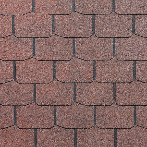 Гибкая черепица Docke, коллекция Крона – Красный купить в Александрове