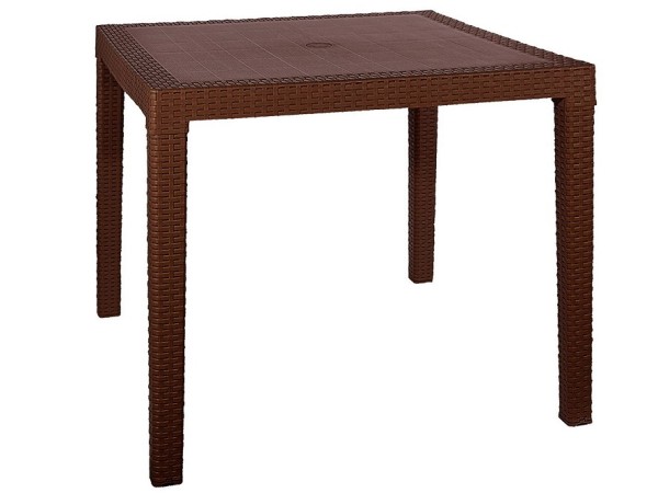 Стол квадратный FIJI Quatro Table Коричневый купить в Александрове