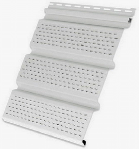 Софит полностью перфорированный, белый купить в Александрове