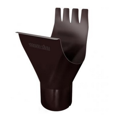 Водосток Grand Line 150x100 – Воронка желоба RAL 8017