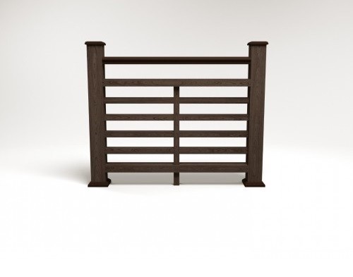 Ограждение из ДПК FG4 венге купить в Александрове