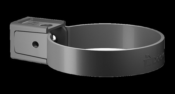 Хомут универсальный Docke Premium ПВХ -  графит купить в Александрове