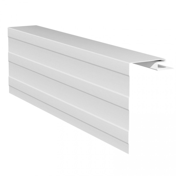 Приоконная планка (околооконный профиль) для сайдинга, белый купить в Александрове