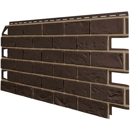 Фасадные панели ТЕХНОНИКОЛЬ Оптима Кирпич Тёмно-коричневый купить в Александрове