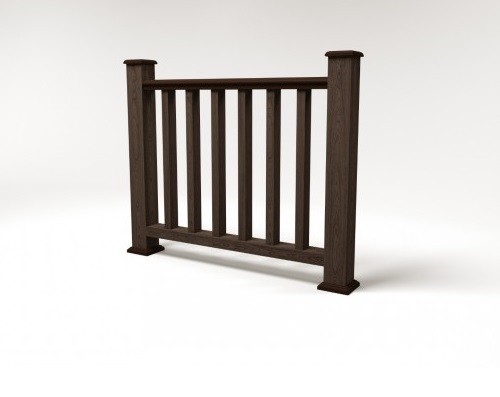 Ограждение из ДПК FG5 венге купить в Александрове