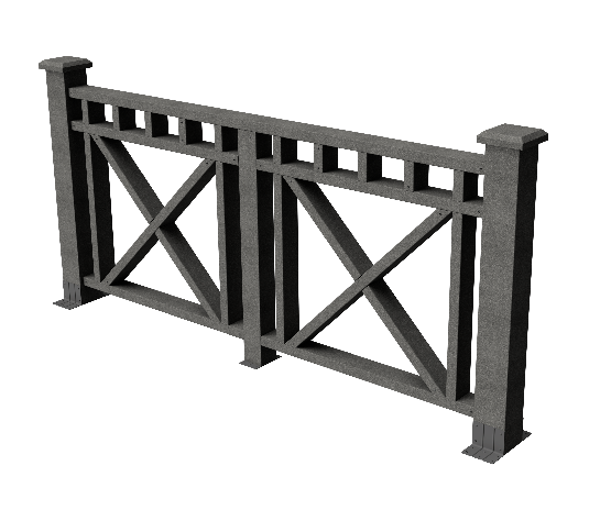 Ограждения декоративное ДПК GRINDERDECO Виктория серый базальт купить в Александрове