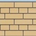 Термопанели Доломит Кирпич 40 мм Жёлтый купить в Александрове