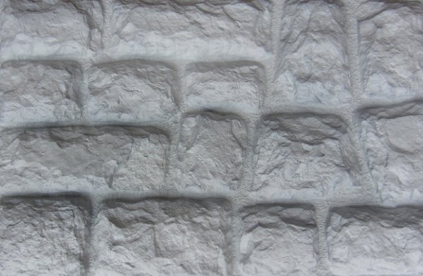 Фасадная панель Аэлит Камень крупный Белый купить в Александрове