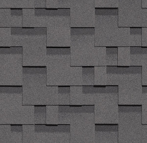 Гибкая черепица Docke, коллекция Тетрис – Серый купить в Александрове
