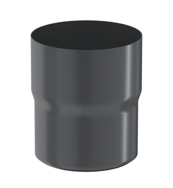 Водосток Aquasistem, система 125x90 - Соединитель трубы RAL 7024 Тёмно-серый купить в Александрове