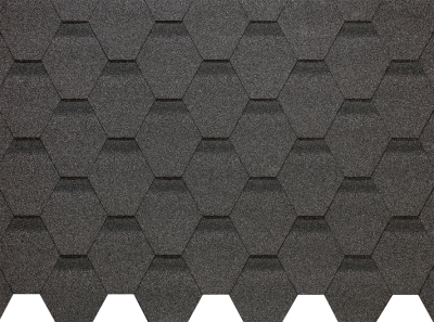 Гибкая черепица EURASIA Docke, Коллекция ШЕСТИГРАННИК Серый