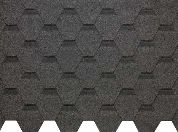 Гибкая черепица EURASIA Docke, Коллекция ШЕСТИГРАННИК Серый купить в Александрове