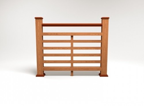 Ограждение из ДПК FG4 терракот купить в Александрове