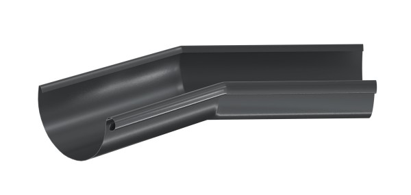 Водосток Aquasistem, система 125x90 - Угол желоба,внутренний 135° RR 23 Маренго купить в Александрове