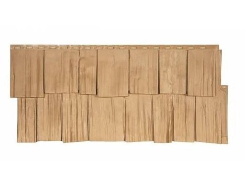 Фасадная панель T-Сайдинг-Щепа дуб ЭКО-1 Бежевый купить в Александрове