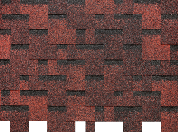 Гибкая черепица EURASIA Docke, Коллекция Лабиринт Красный купить в Александрове