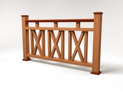 Ограждение из ДПК FG3 терракот купить в Александрове