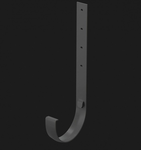 Кронштейн желоба металл Docke Premium ПВХ - Графит купить в Александрове