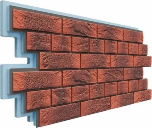 Термосайдинг Доломит Венецианский Кирпич 40 мм Корса купить в Александрове