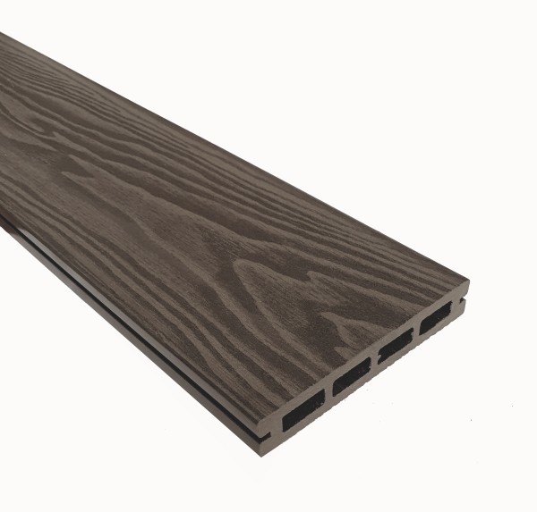 Террасная доска из ДПК Terrapol Смарт 3D Пустотелая с пазом Тик Киото купить в Александрове