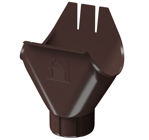Воронка желоба D125 Döcke STAL PREMIUM Шоколад, (RAL 8019) купить в Александрове