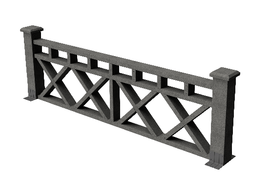 Ограждения декоративное ДПК GRINDERDECO Бэйли серый базальт купить в Александрове