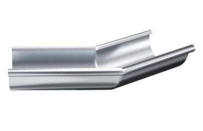 Водосток Aquasistem, Система 125x90 - Угол желоба наружный оцинковка 135°