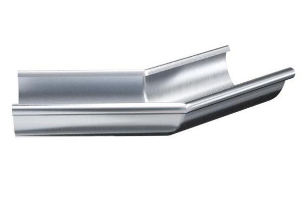 Водосток Aquasistem, Система 125x90 - Угол желоба наружный оцинковка 135° купить в Александрове