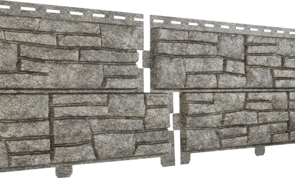 Фасадная панель Ю-пласт Стоун хаус сланец Бежевый купить в Александрове