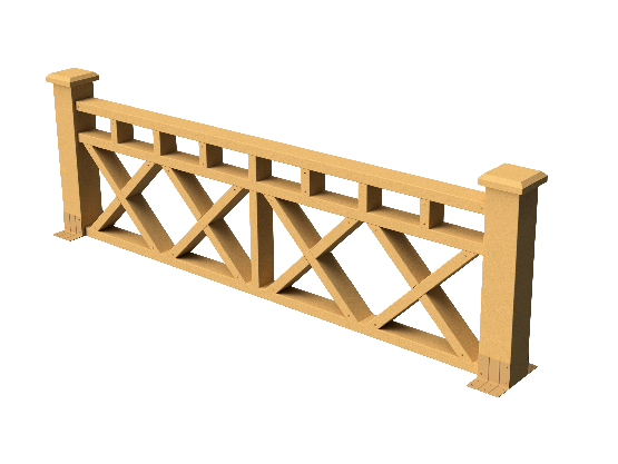 Ограждения декоративное ДПК GRINDERDECO  Бэйли песчаник купить в Александрове