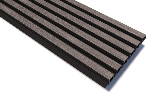 Реечные панели WOODVEX Lines Ultra Smoke gray купить в Александрове