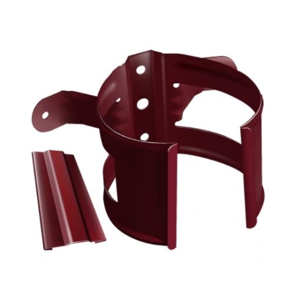 Водосток Grand Line 125x90 – Кронштейн трубы на дерево RAL 3005 купить в Александрове