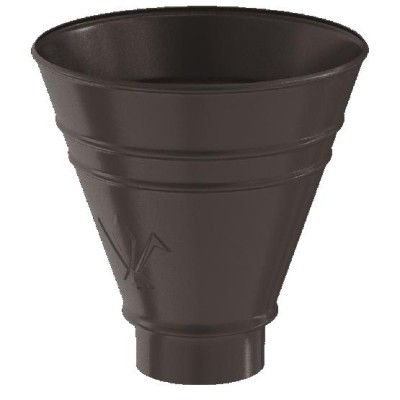 Водосток Aquasistem, система 150/100 - Воронка водосборная круглая RR 32 Тёмно-Коричневый