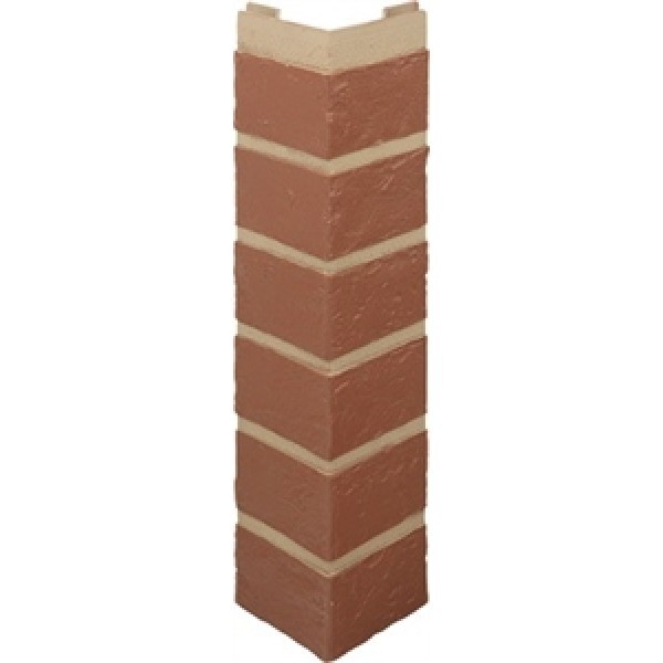 Наружный угол кирпич (красный), 0,47 х 0,1м купить в Александрове