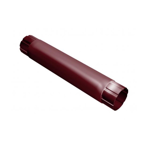 Водосток Grand Line 125x90 –Труба соединительная 1 метр RAL 3005 купить в Александрове