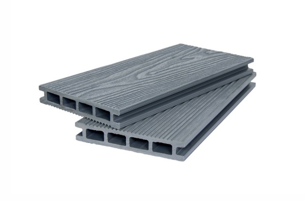 Террасная доска ДПК POLIVAN GROUP 3D+вельвет пустотелая двухсторонняя DENPASAR серый купить в Александрове