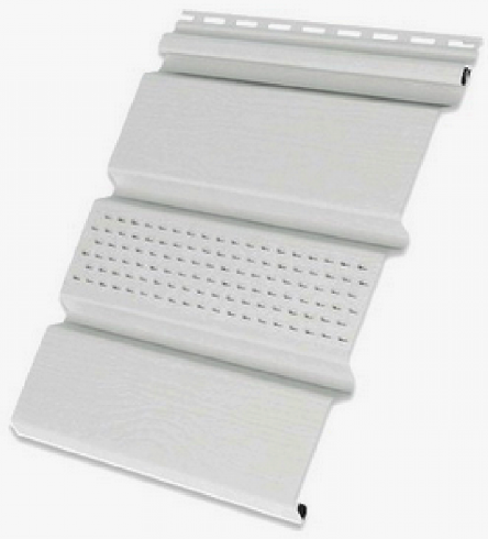 Софит с центральной перфорацией, белый купить в Александрове