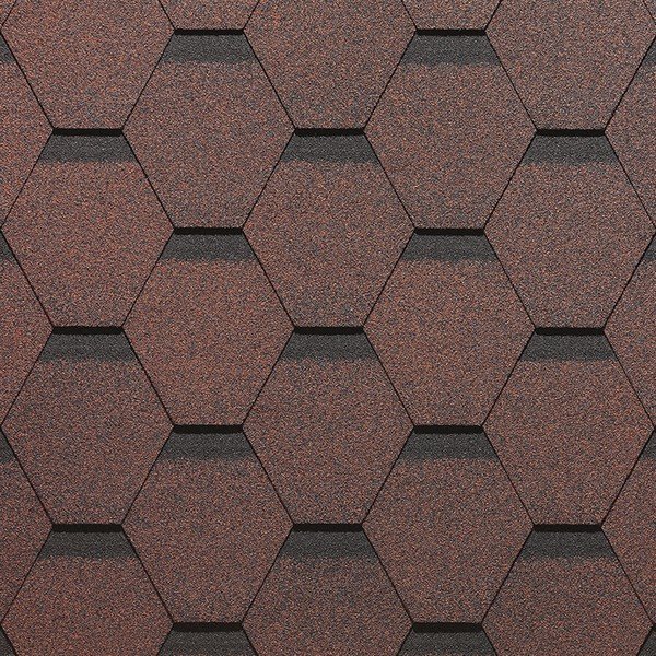 Гибкая черепица Docke, коллекция Сота – Красный купить в Александрове