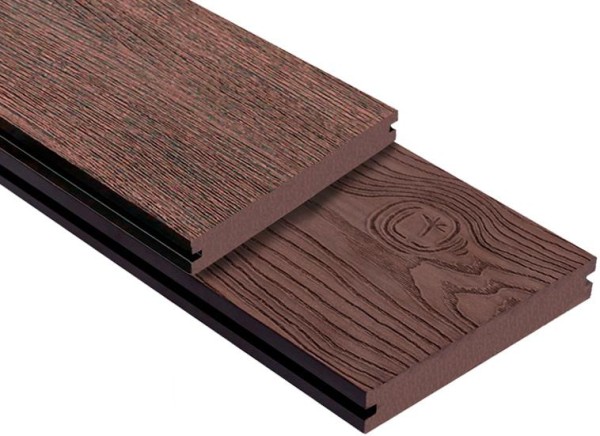 Террасная доска ДПК Outdoor 3D полнотелая STORM/OCEAN BROWN коричневая микс купить в Александрове